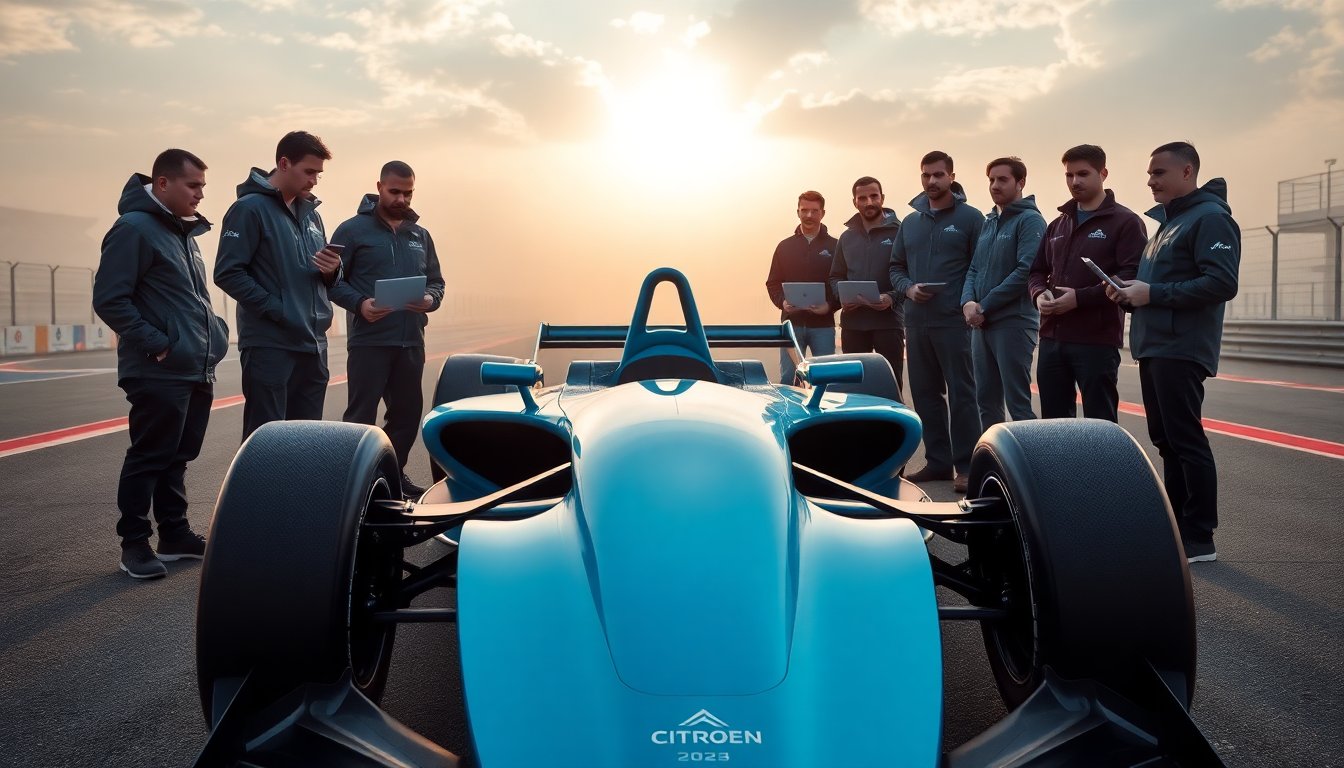 citroen svela la sua monoposto innovativa per la formula e 2025 1761222351