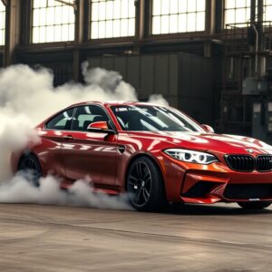 drifting indoor la bmw m2 drift competition si esibisce in fabbrica 1761411364