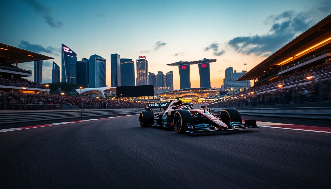gp di singapore 2025 george russell conquista la vittoria con mercedes python 1759712975