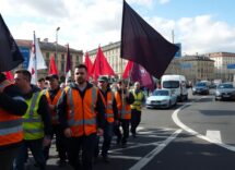 disagi stradali a genova per lo sciopero dei lavoratori dellilva 1763613125