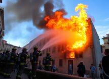incendio a roma 300 persone evacuate da un edificio 1762145781