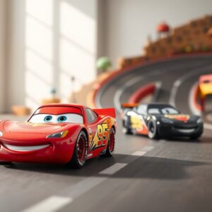 playset disney cars nascar saetta mcqueen e ace dillon per piccoli fan delle corse 1762942506