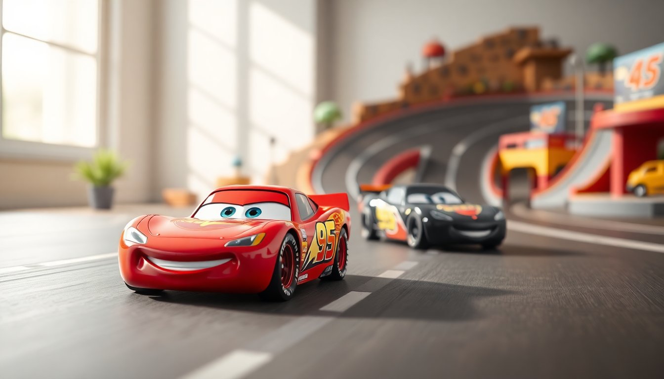 playset disney cars nascar saetta mcqueen e ace dillon per piccoli fan delle corse 1762942506