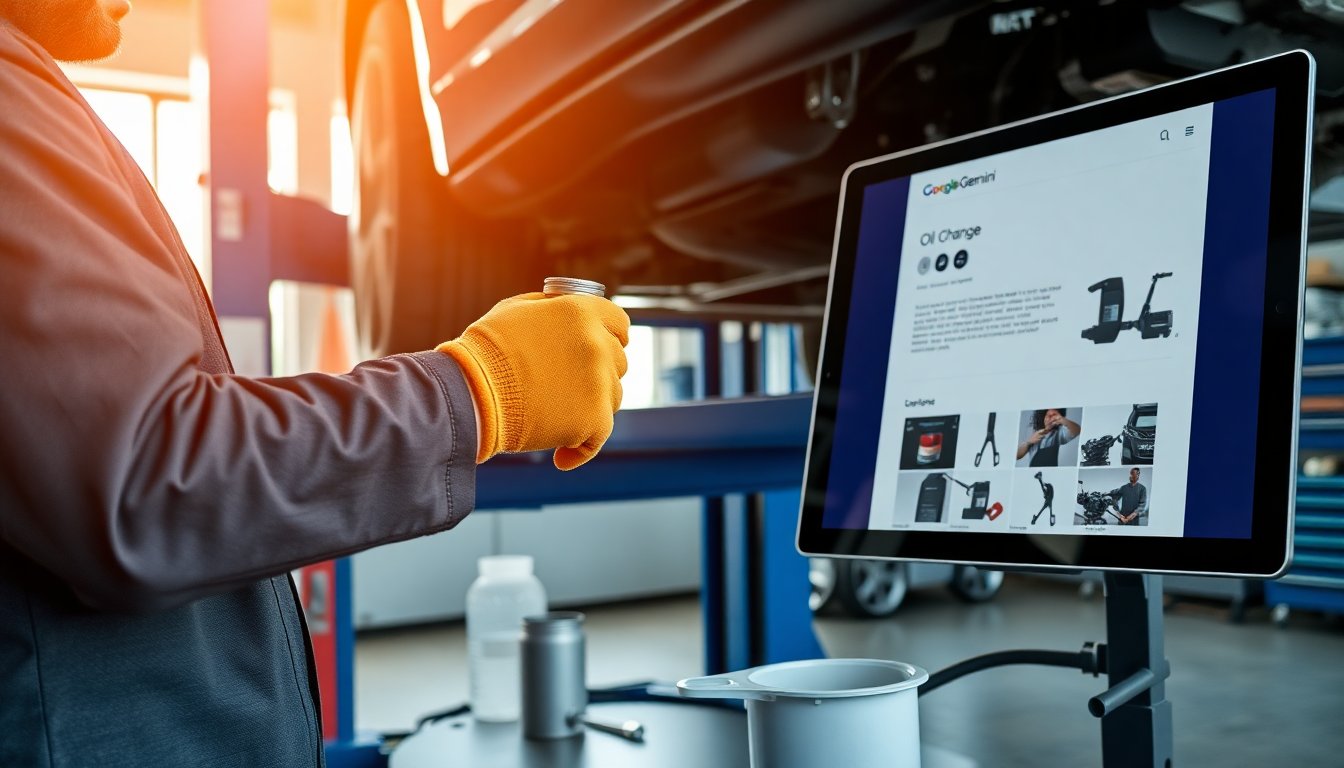 come google gemini rende facile il cambio dolio per le auto 1765000843