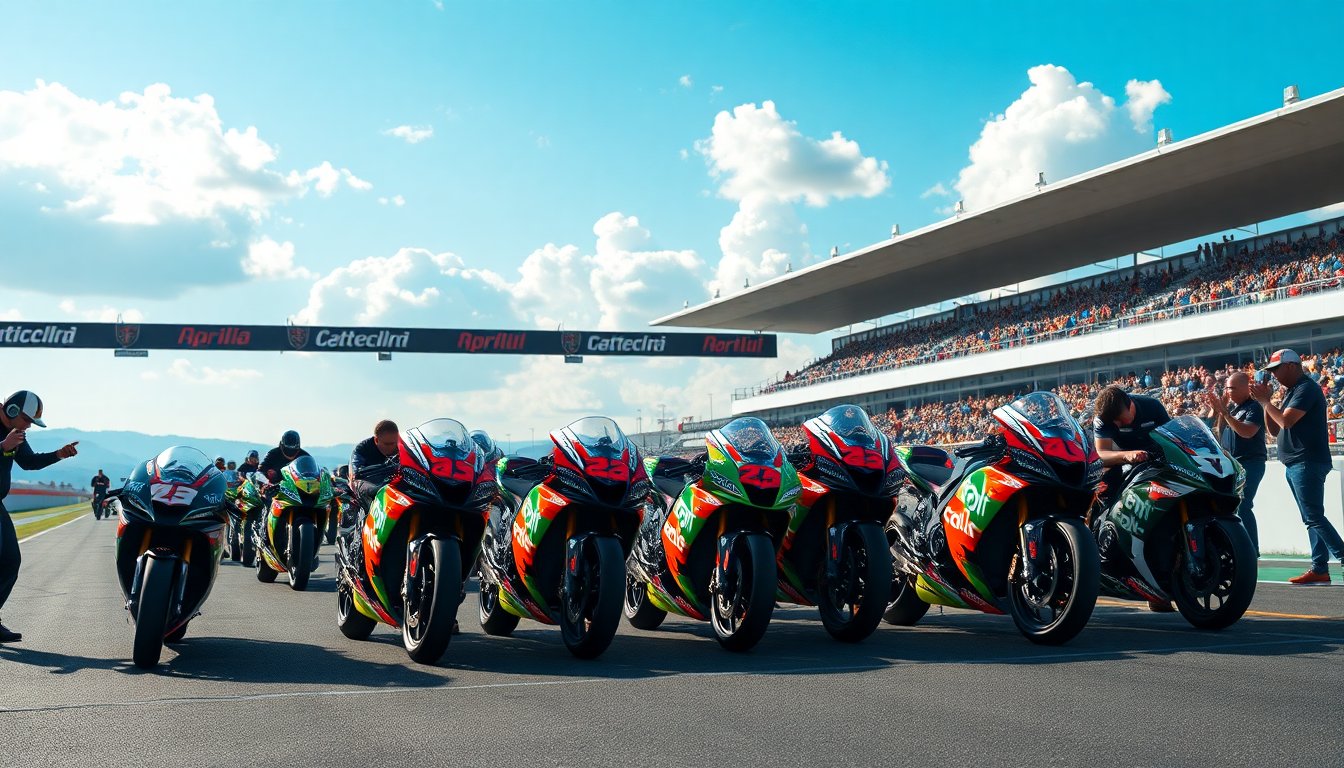 esplora il viaggio straordinario di aprilia racing nel mondo del motociclismo 1765140400