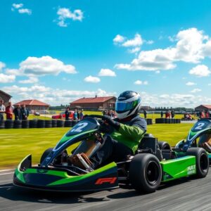 la sfida epica in kart tra lando norris e zak brown a dunsfold chi avra la vetta 1766413251