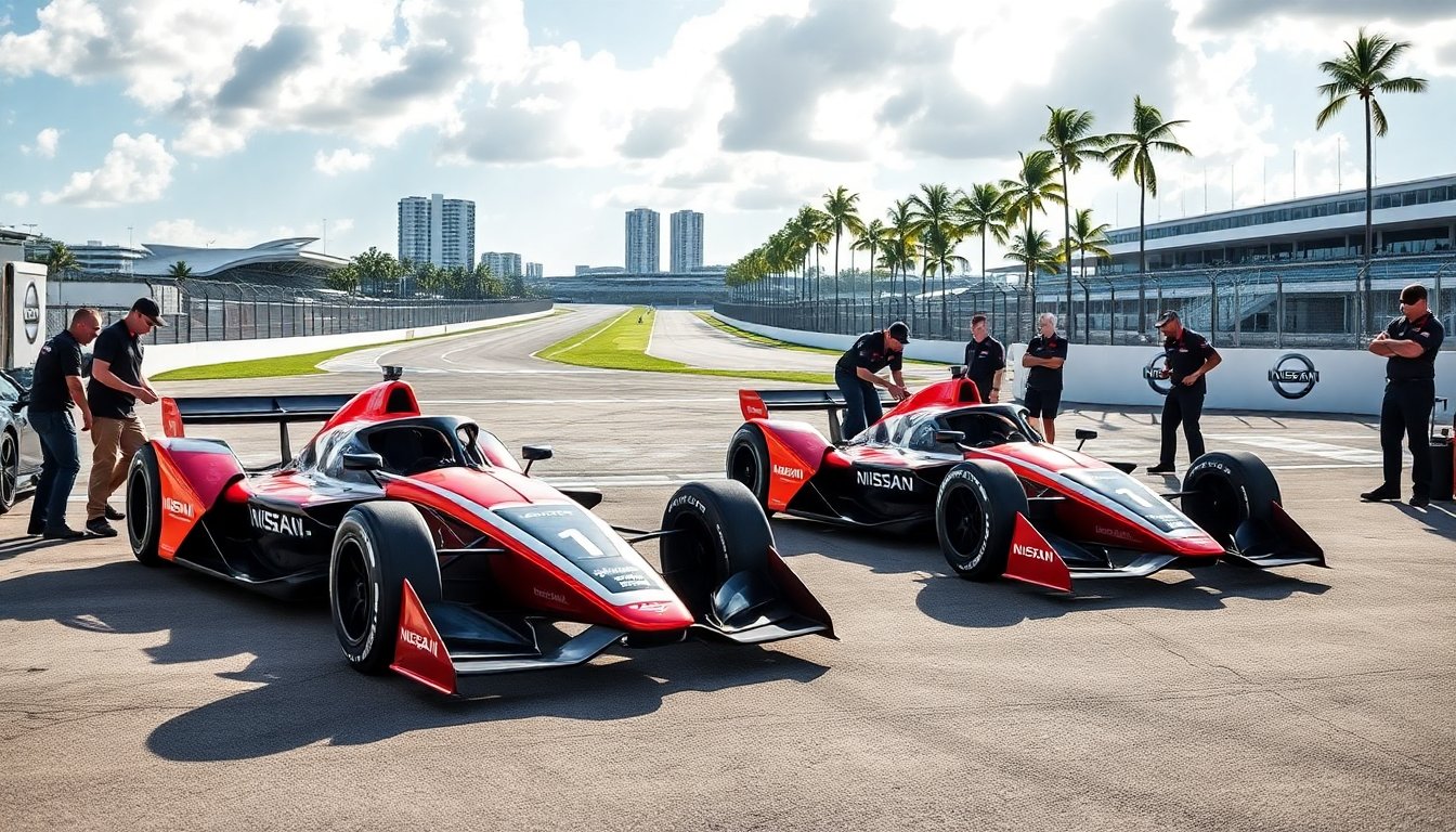 abbi pulling e gabriele mini protagonisti del nissan formula e team a miami 1769344691