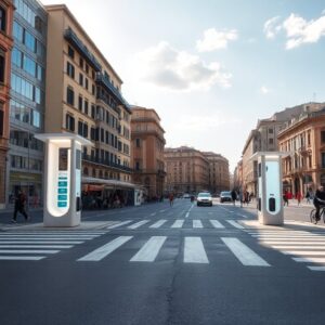 attraversamenti pedonali illuminati leredita della formula e a roma 1767876739