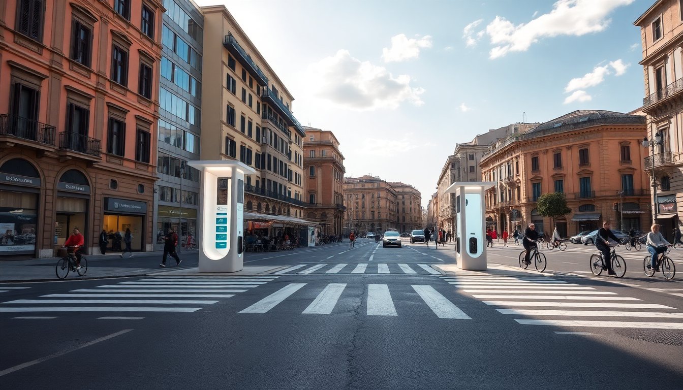 attraversamenti pedonali illuminati leredita della formula e a roma 1767876739