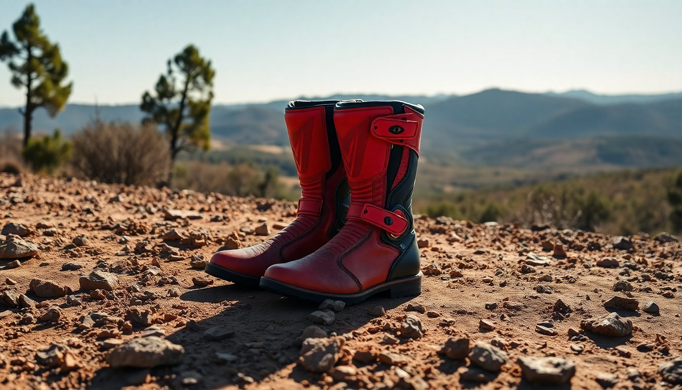 gaerne gx1 rossonero stivale off road di alta qualita per motociclisti avventurosi 1767674938