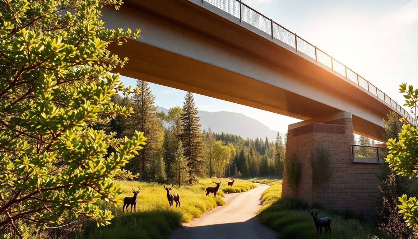 il nuovo ponte ecologico del colorado un rifugio per la fauna selvatica 1767597544