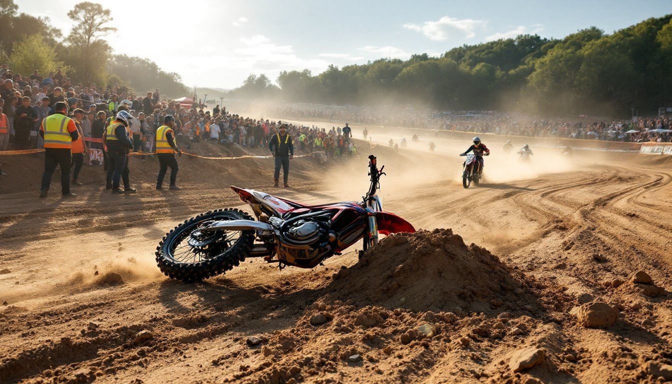 incidente al motocross di montevarchi ultime notizie sul giovane pilota coinvolto 1768724762