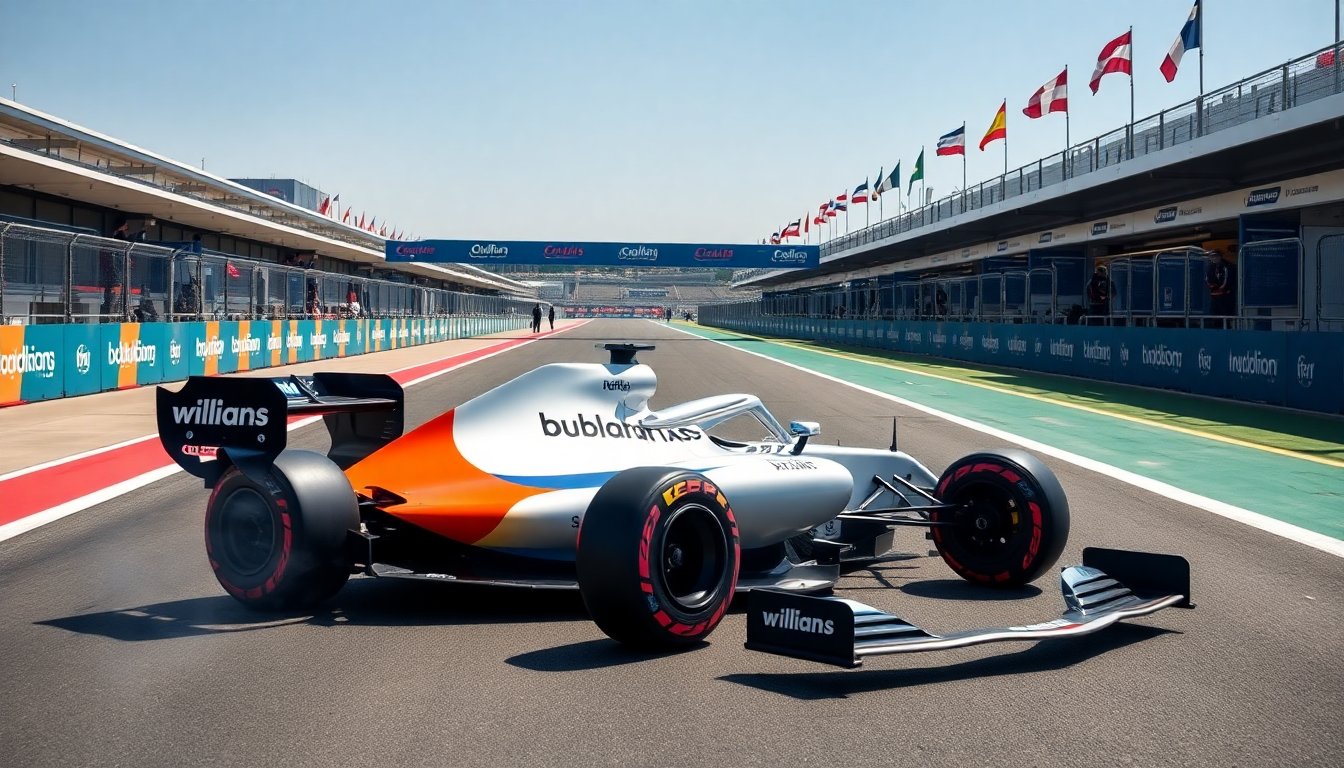 scopri la livrea della williams fw48 design creato dai fan per il 2026 1767837292