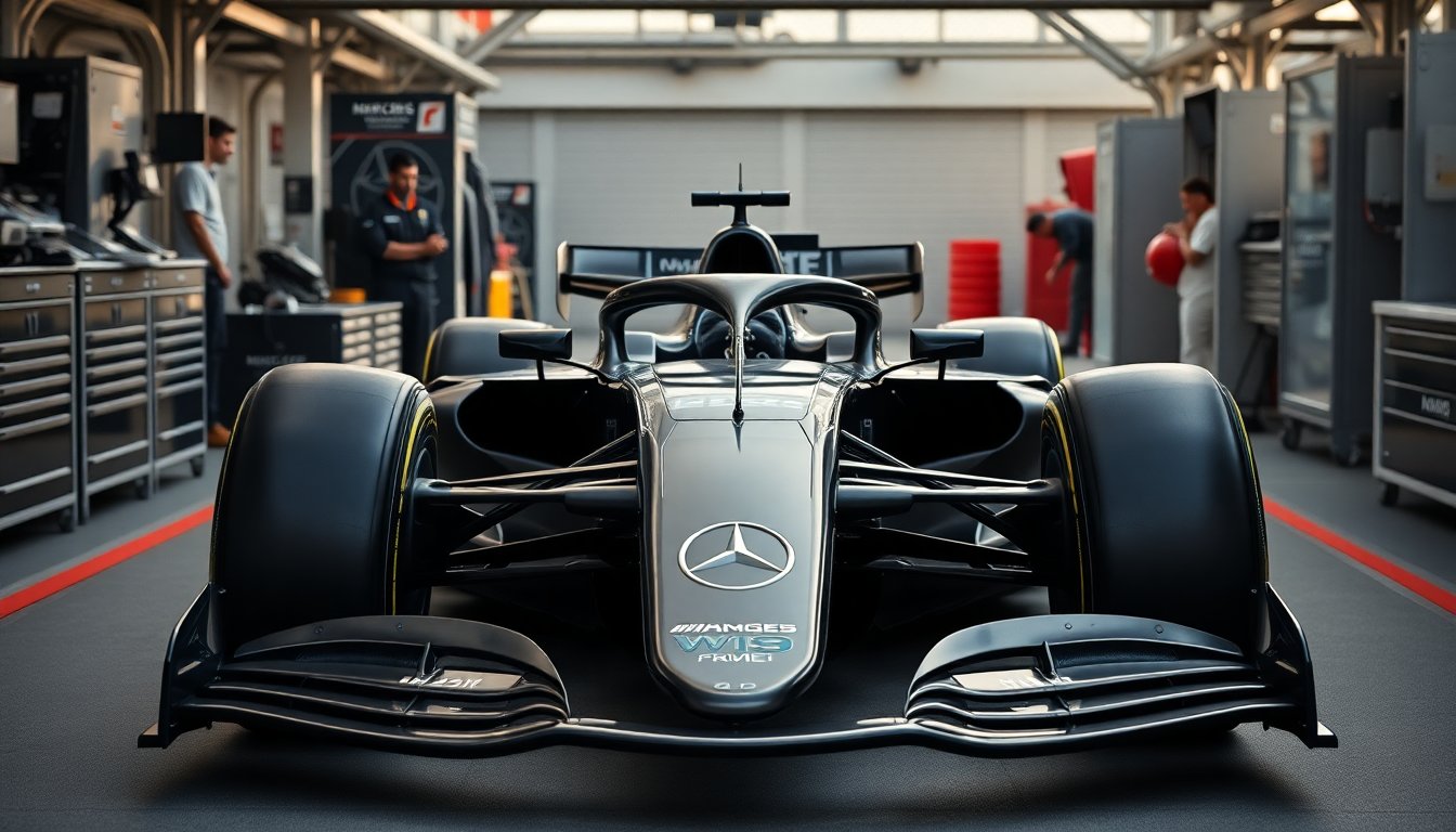 scopri la nuova mercedes amg w17 e performance innovazione e potenza per la formula 1 2026 1769546708