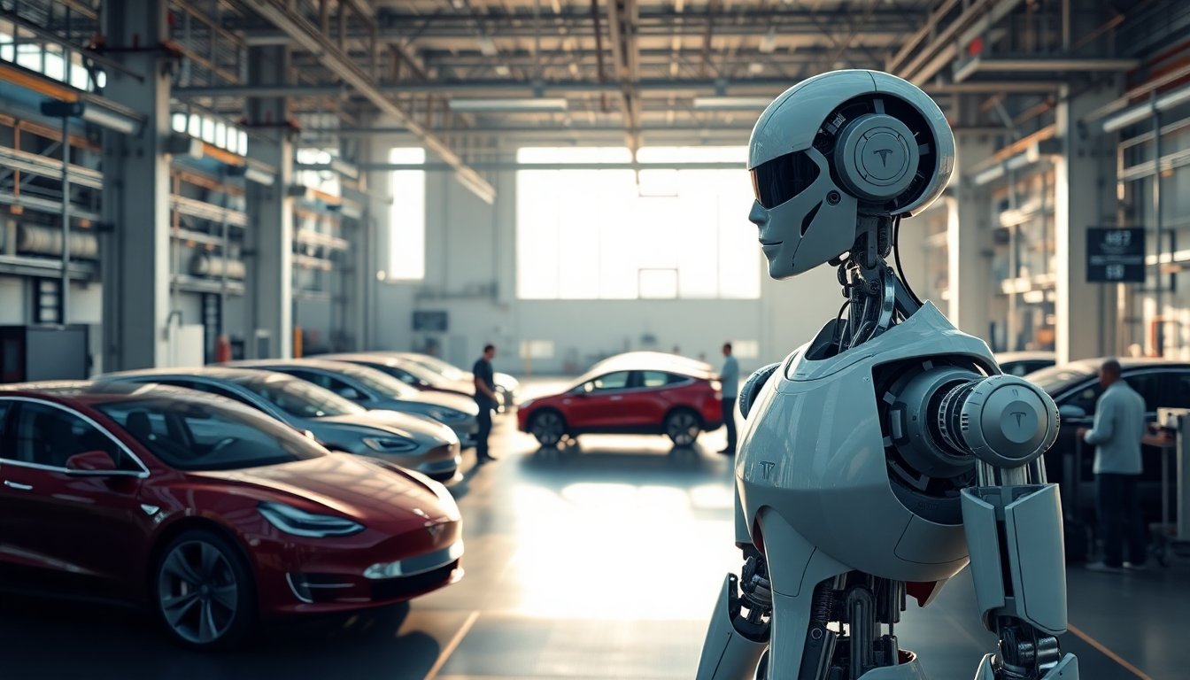 tesla lascia da parte model s e model x per concentrarsi su robot umanoidi e intelligenza artificiale avanzata 1769695532