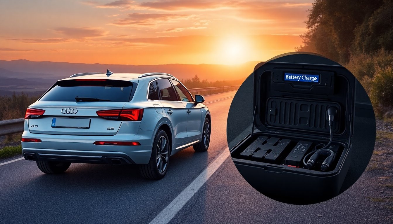 audi q5 e hybrid autonomia elettrica battery charge e dati essenziali 1771024603