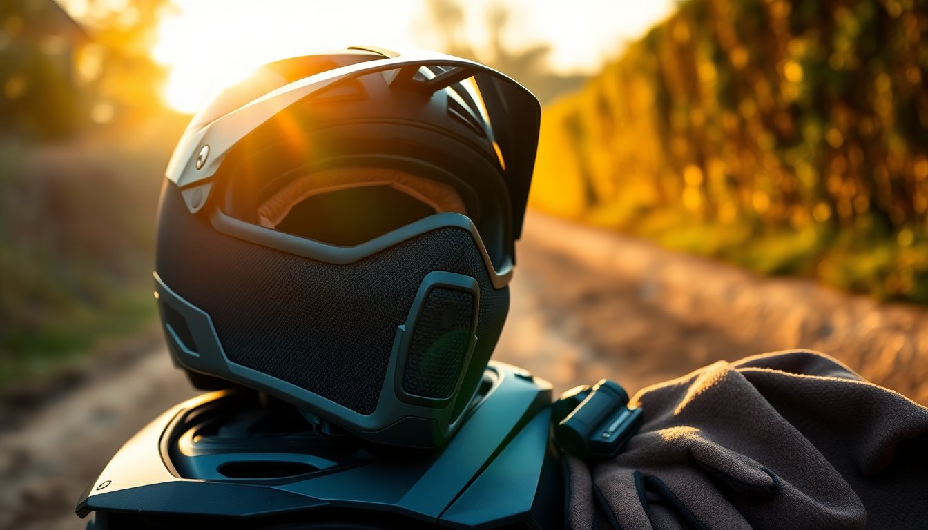 mascherina motocross mystic nero adatta a casco e abbigliamento off road 1771183618