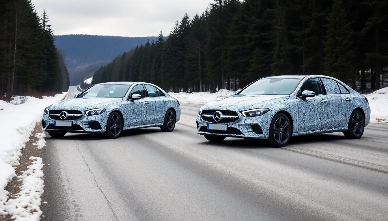 mercedes classe c 2026 restyling tradizionale e versione 100 elettrica a confronto 1772297616