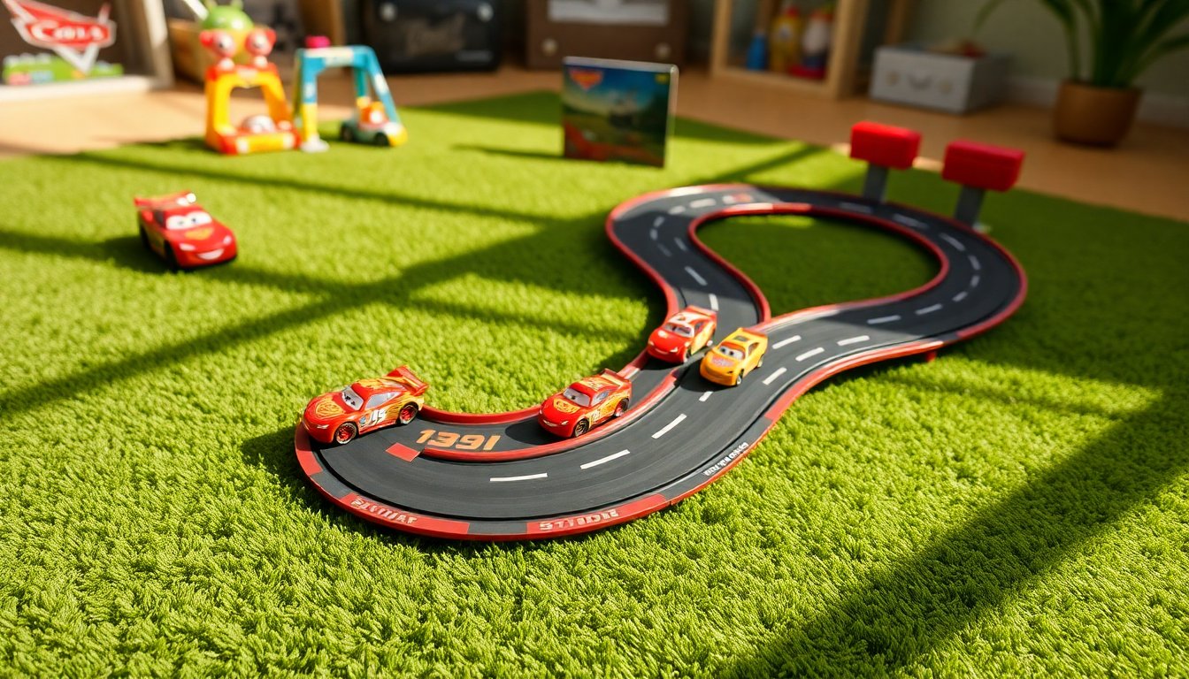 set di gioco cars nascar con cambio di corsia di wondertoys divertimento e qualita assicurata 1770643925