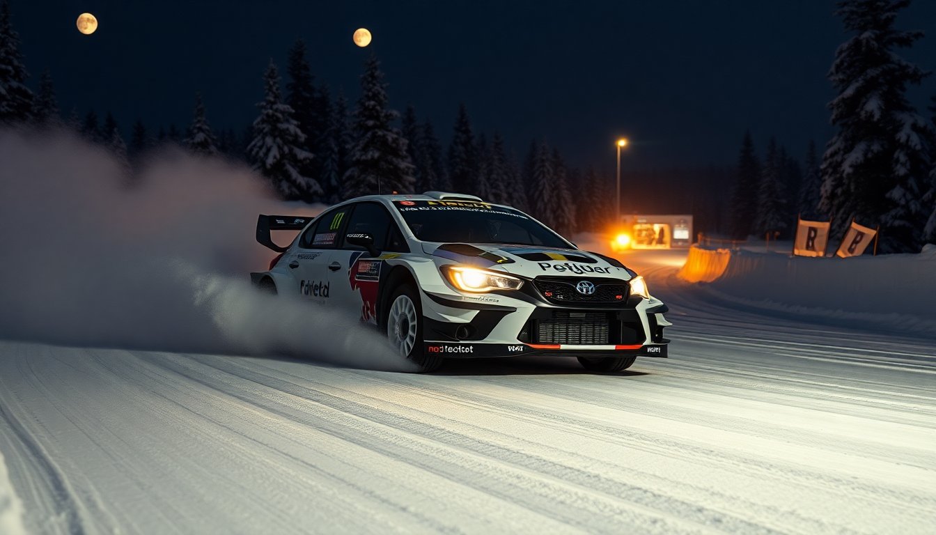 solberg leader a umea la prima notte del rally di svezia in sintesi 1770956969