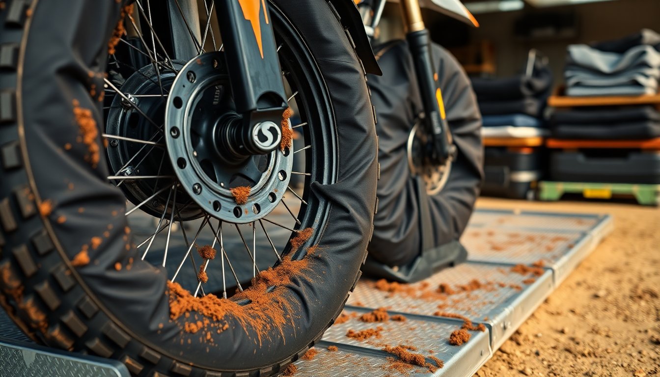 Copriruota motocross ed enduro Bud Racing: protezione e praticità per gare e trasporto