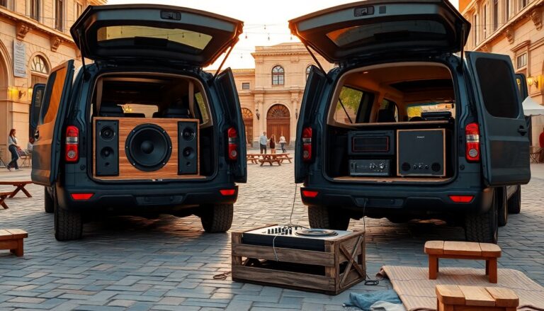 Due one-off Mini Countryman trasformate in impianti audio mobili da Vagabund