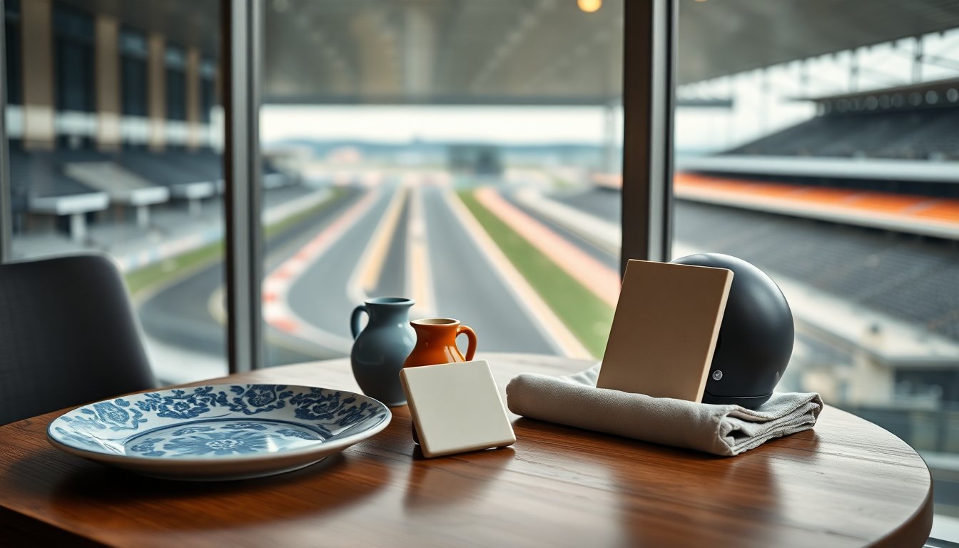 Faenza porta le sue maioliche nell'hospitality del Team Gresini per il MotoGP