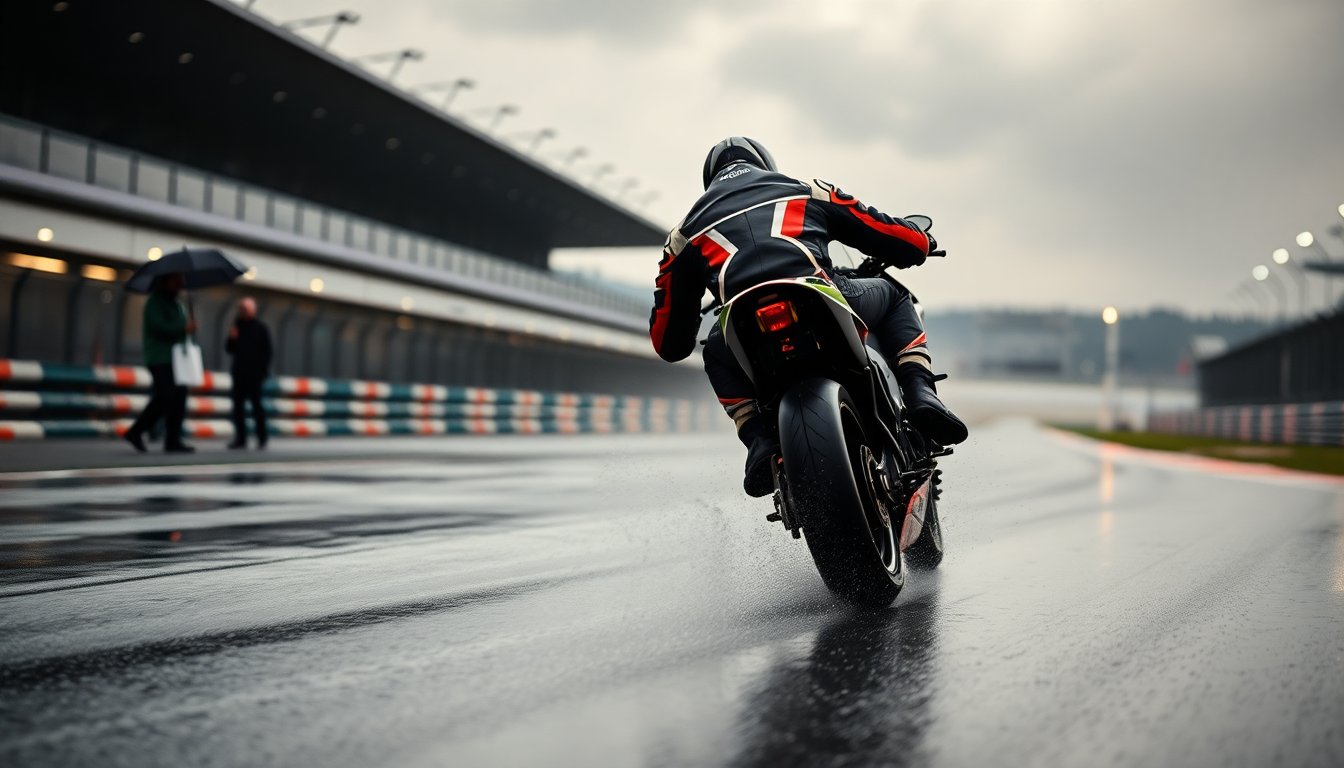 Marquez domina Jerez: pole bagnata e sprint condizionata dalla pioggia