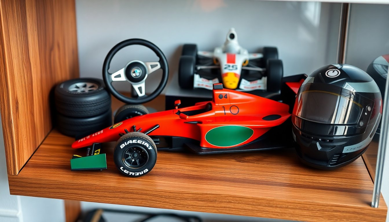 Modellini Formula 1 e gadget ufficiali per collezionisti