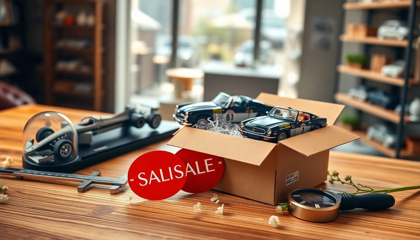 Offerte di aprile sui modellini di auto e accessori da collezione