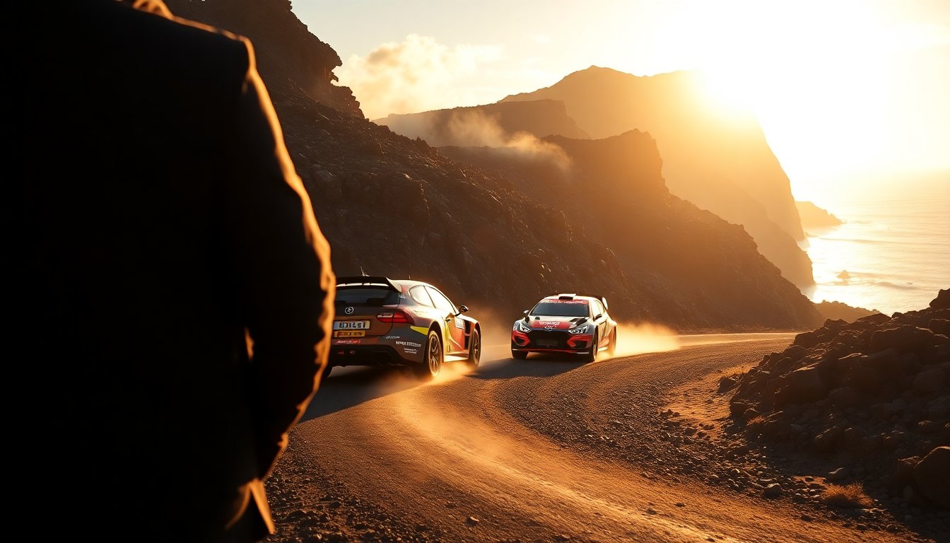 Rally Islas Canarias 2026: Ogier avanti su Solberg per 3,8 secondi