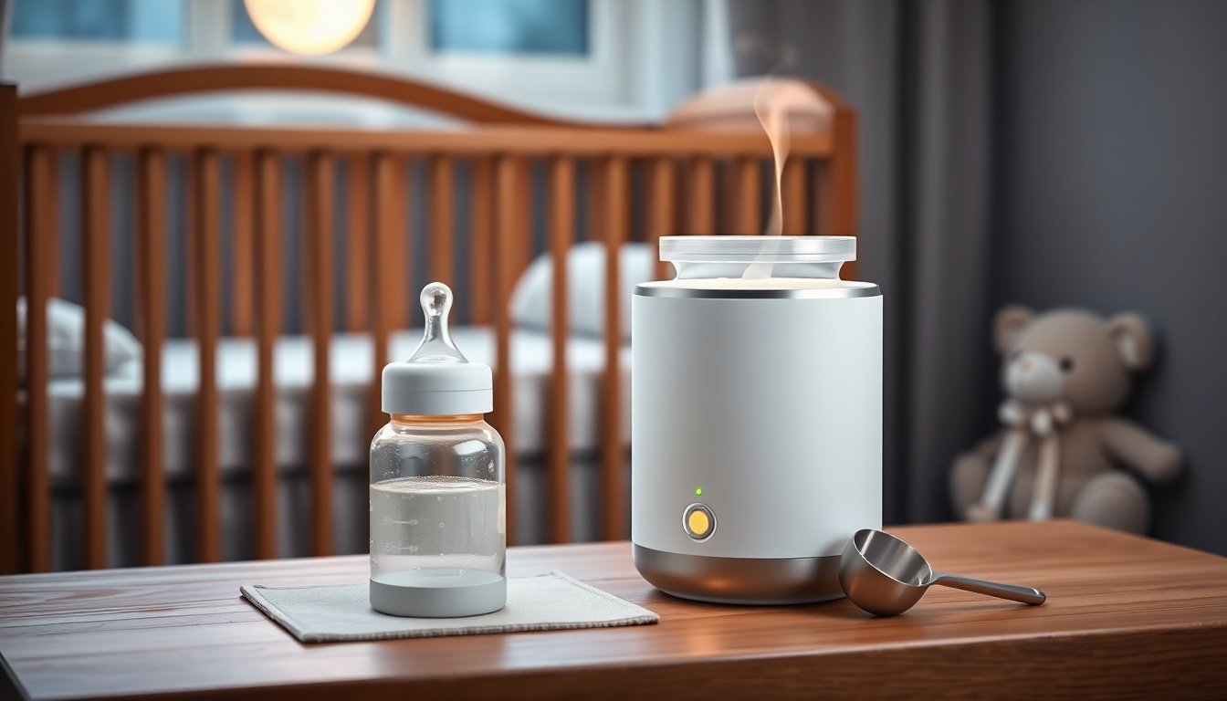 Scaldabiberon istantaneo Baby Brezza: pronto all'uso 24 ore su 24