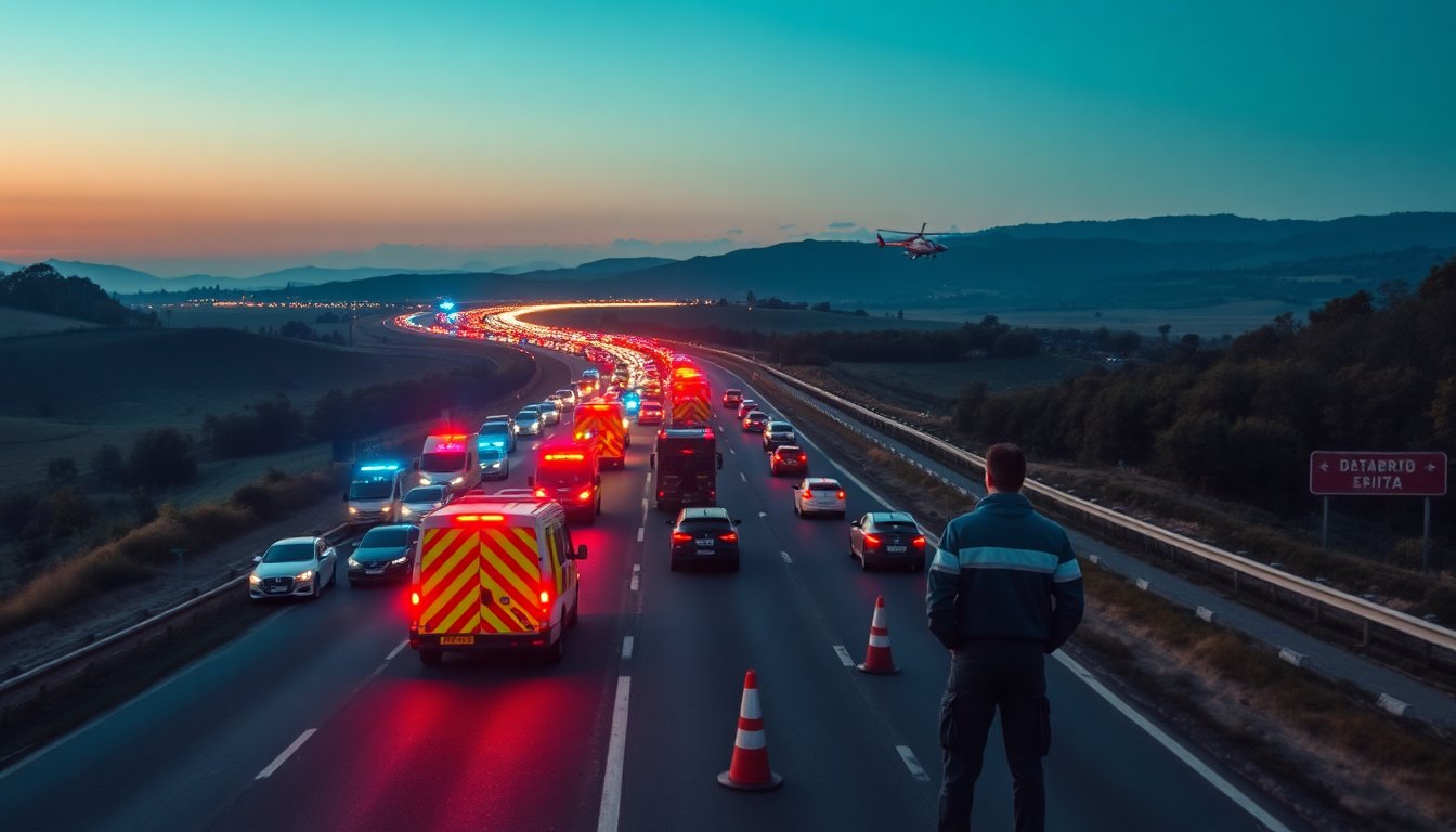 Tamponamento all'A1 km 385: code e percorsi alternativi tra Valdichiana e Monte San Savino