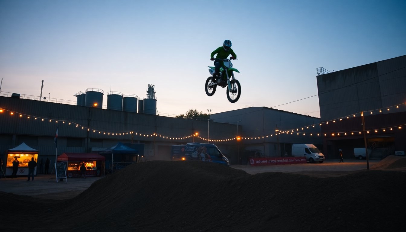 Freestyle motocross a Sassuolo con Vanni Oddera e mototerapia