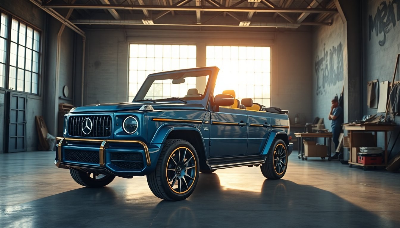 La G63 cabrio di Cristiano Ronaldo: artigianalità, potenza e i colori di Al‑Nassr